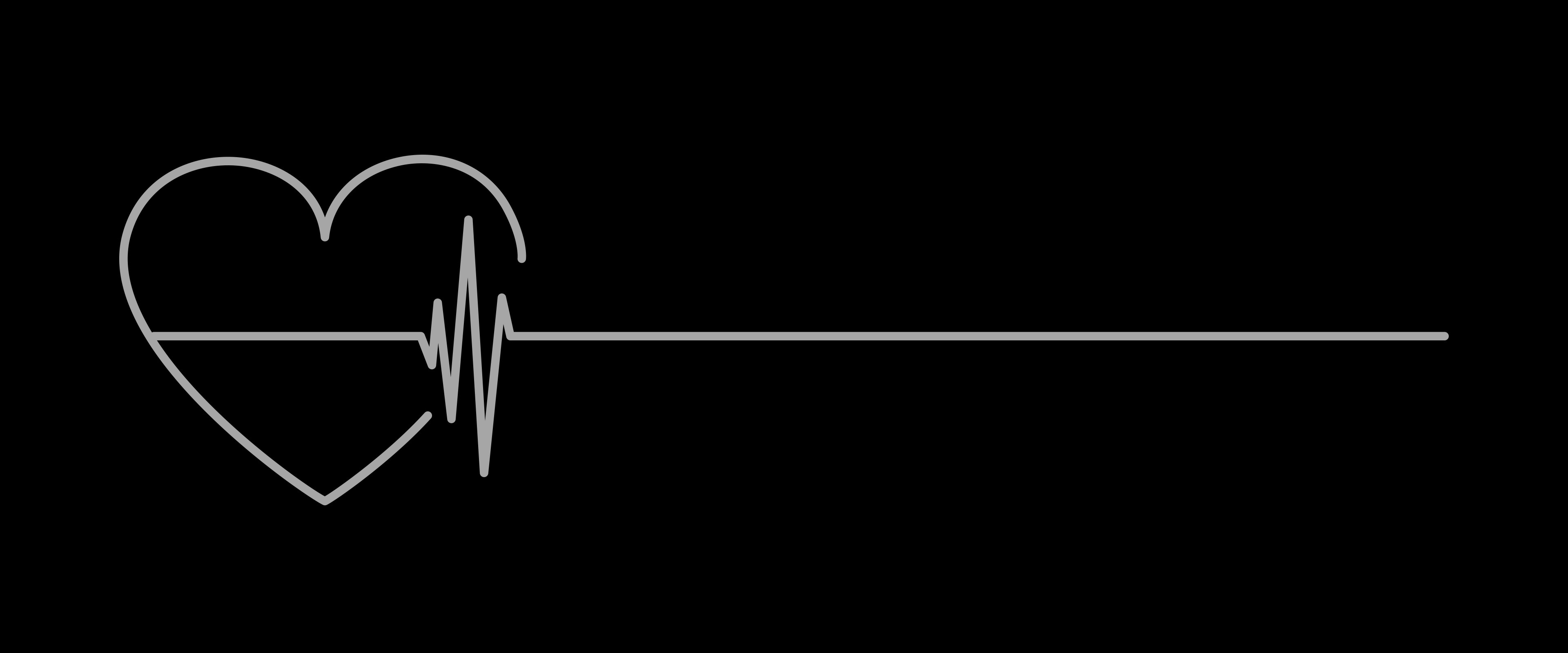 Stylized heart with ECG